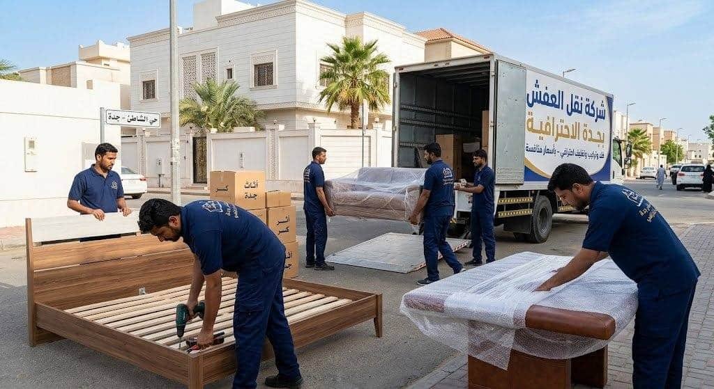 نقل عفش جدة – فك وتركيب وتغليف احترافي بأسعار منافسة