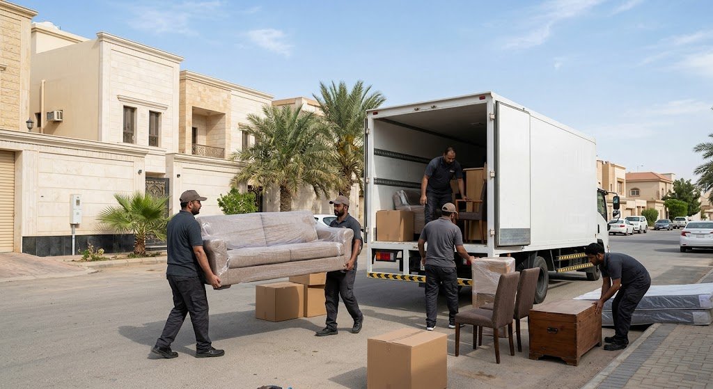 أفضل خدمات نقل العفش بأحدث الطرق مع الفك والتركيب والتغليف جدة لحماية أثاث منزلك