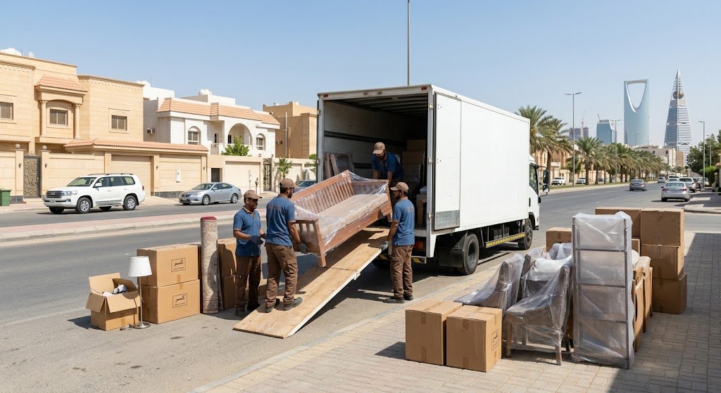 أفضل شركة تغليف و نقل عفش حي السليمانية بجدة بأحدث الشاحنات مع الفك والتركيب