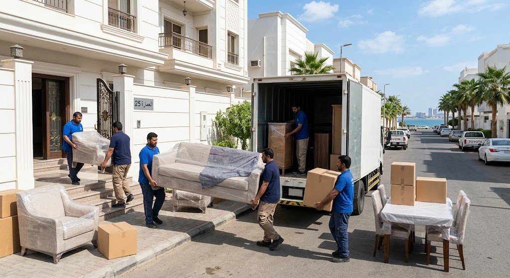 أفضل شركة نقل عفش حي العزيزية بجدة مع الفك والتركيب والتغليف بأمان تام