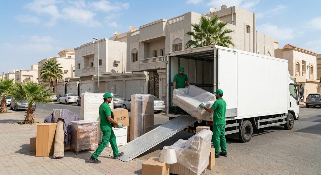 نقل عفش حي البوادي بجدة - خدمات فك وتغليف ونقل الأثاث المنزلي بأمان واحترافية