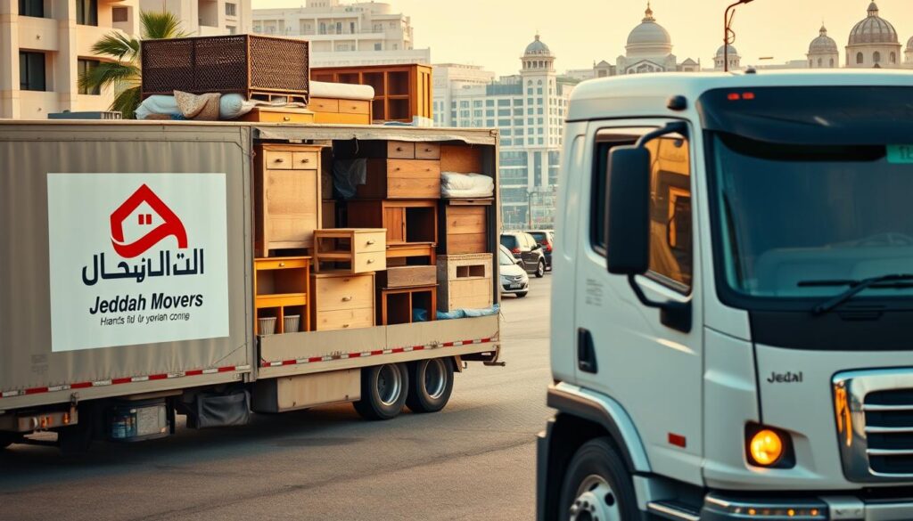 مقارنة بين 10 شركات نقل عفش بجدة